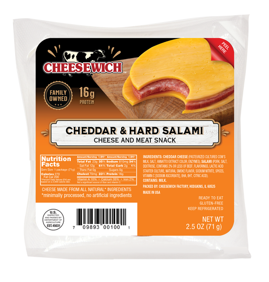 Cheesewich™ Cheddar & Hard Salami