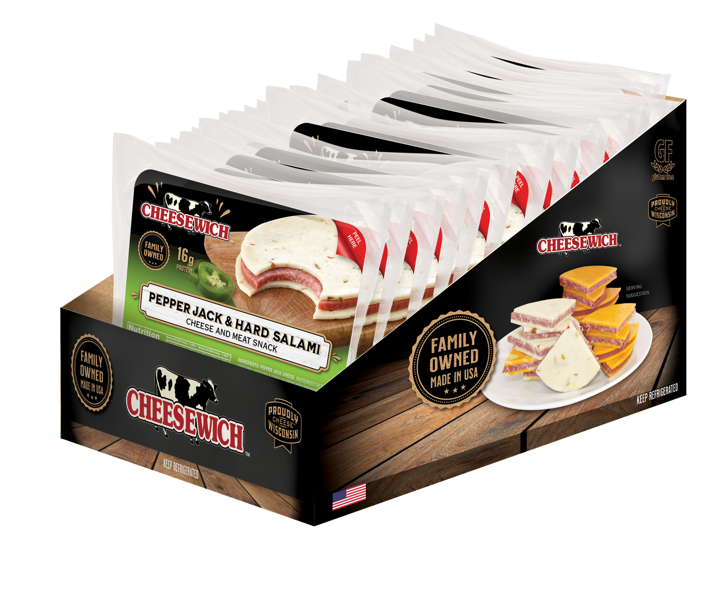 Cheesewich™ Pepper Jack & Hard Salami